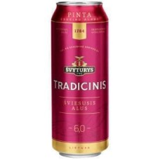 Svyturio tradicinis beer in can