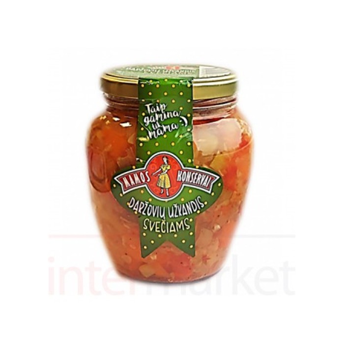 Vegetable snack for guests MAMOS KONSERVAI 530g