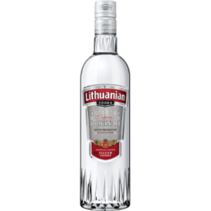 VODKA "LITHUANIAN ORIGINAL SILVER" 40% ALC. 0.5L