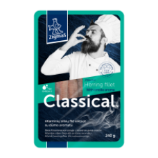 Zigmas - Classic Herring Fillet In Oil Smoked 240g
