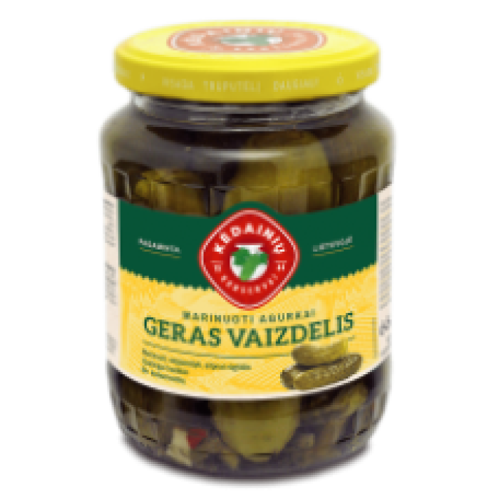 KKF - Geras Vaizdelis Pickled Cucumbers 720ml