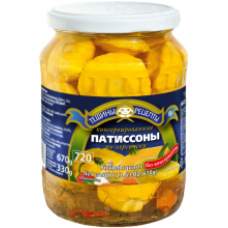 TR - Premium Pickled Pattypans 900ml