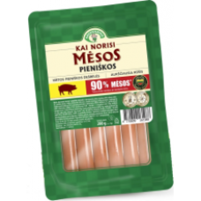 Krekenavos - Mesingosios Cooked Franks 280g