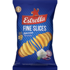 Estrella - Potato Crisps with Soucream and Onion with Peel 130g