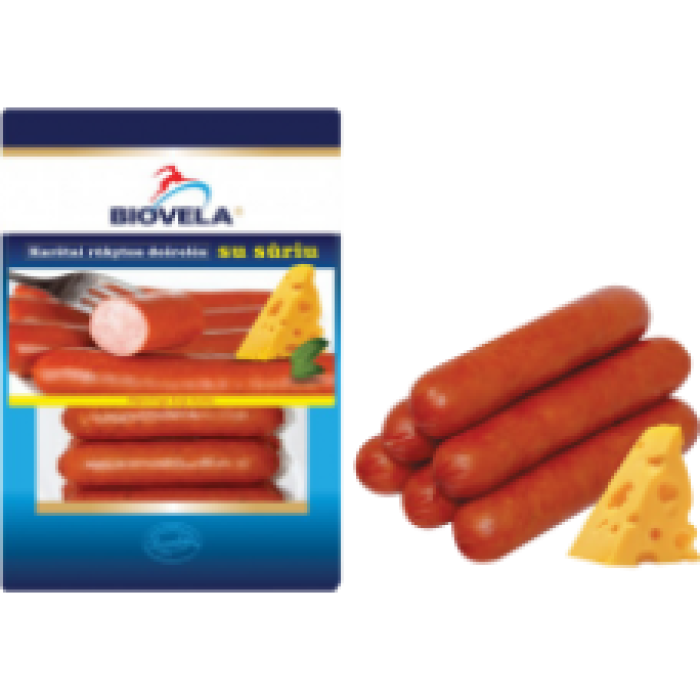 Biovela - HOT SMOKED SAUSAGES WITH CHEESE 800G