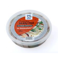 Dauparu Zuvis - Herring Fillet with Edible Boletus in Oil 200g