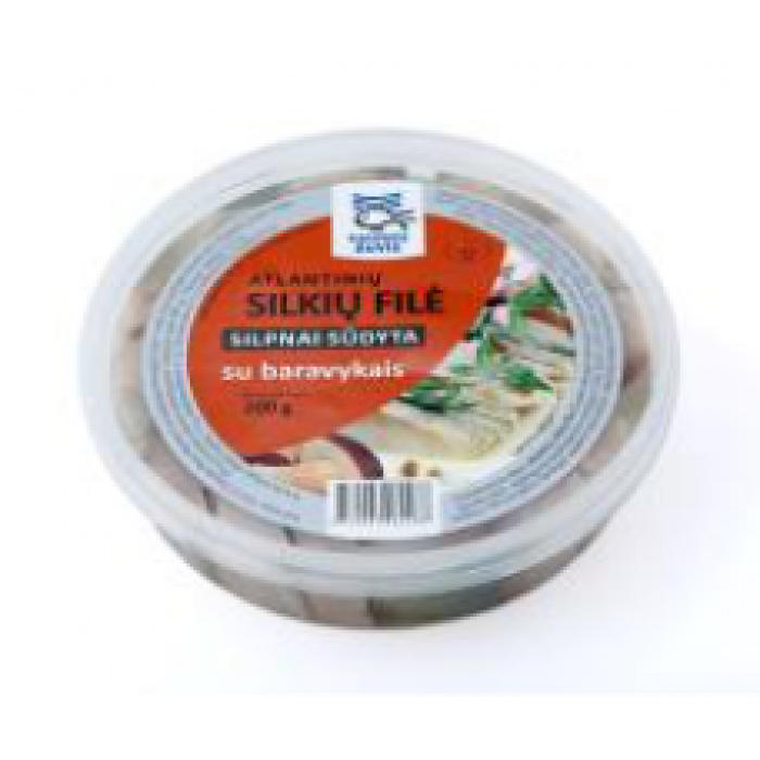 Dauparu Zuvis - Herring Fillet with Edible Boletus in Oil 200g