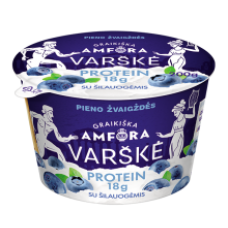 Greek Amfora protein curd with bluberries 200g
