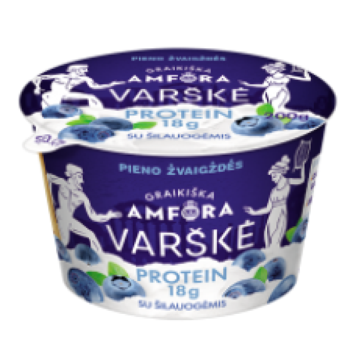 Greek Amfora protein curd with bluberries 200g