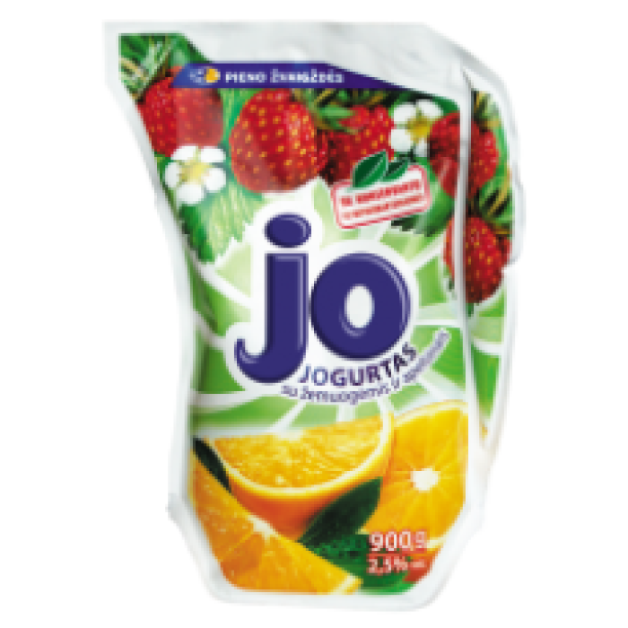 P.Z. - Jo Yoghurt With Strawberrie And Orange 900g