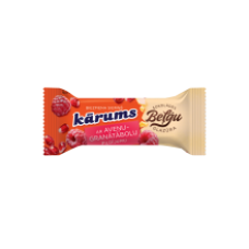 Karums - Curd Snack with Raspberry & Pomegranate Filling in Belgian Chocolate coating 38g