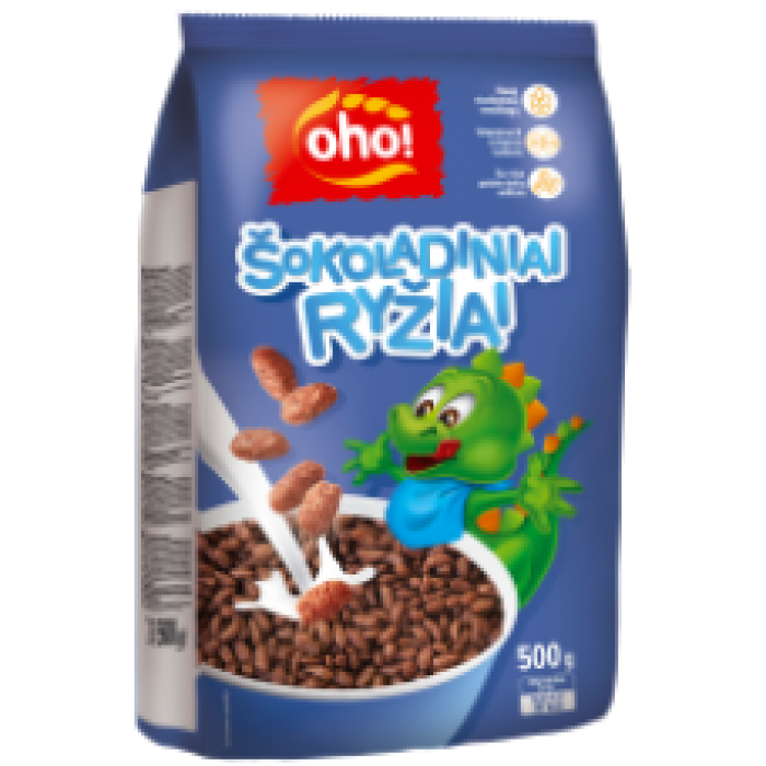 OHO - Choco Rice Cereals 500g