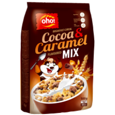 OHO - Cocoa Crunch & Caramel Breakfast Mix 500g