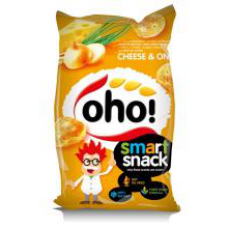 Oho - Crisps with Cheese&Onion 60g