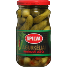 SPILVA - MARINATED CUCUMBERS WITH PEPPER 330G