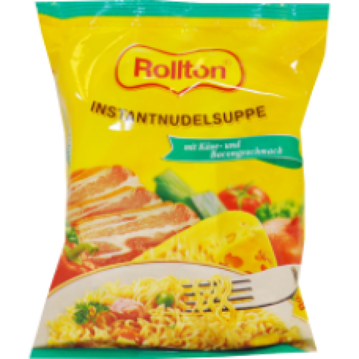 Rollton - Instant Noodles Bacon & Cheese Flavour 60g