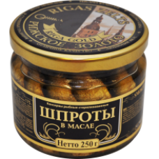 Gamma-A - Sprats In Oil 250g glass