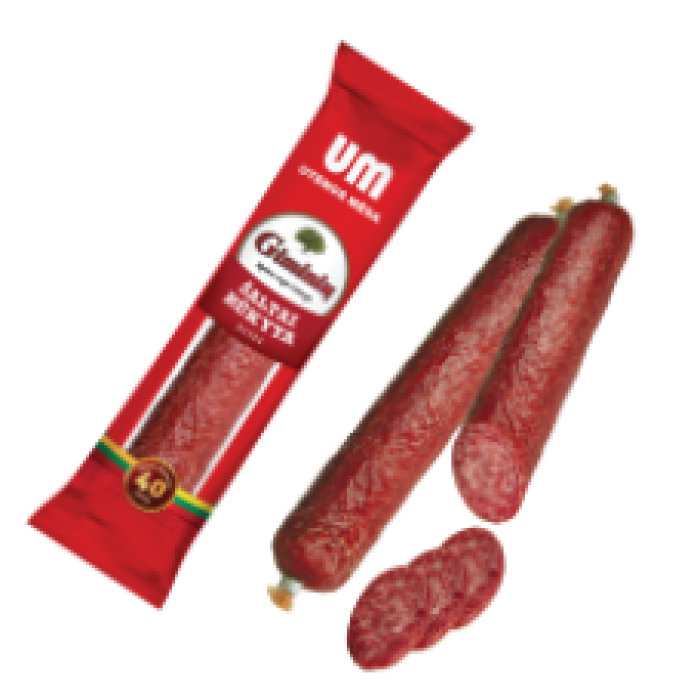 Utenos mesa - Giminiu cold smoked sausage 200g
