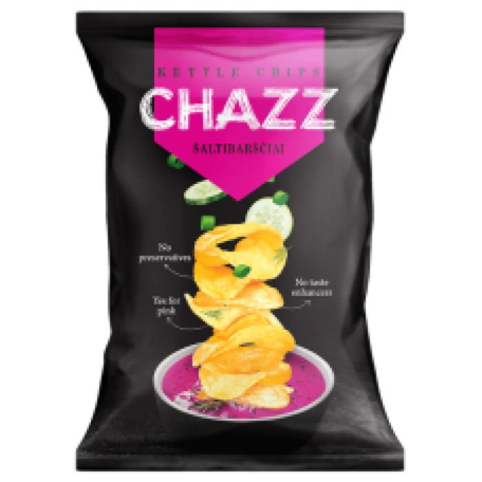 CHAZZ - Potato Chips  Pink Soup Flavour 90g