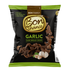 Bon Chance - Black Bread Crisps with Garlic 120g