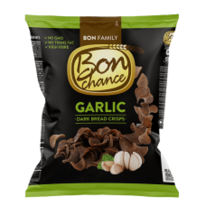 Bon Chance - Black Bread Crisps with Garlic 120g