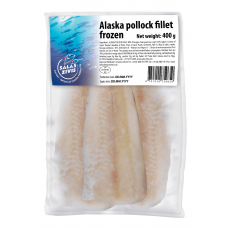 Salas zivis - Alaska Pollock fillets boneless 500g