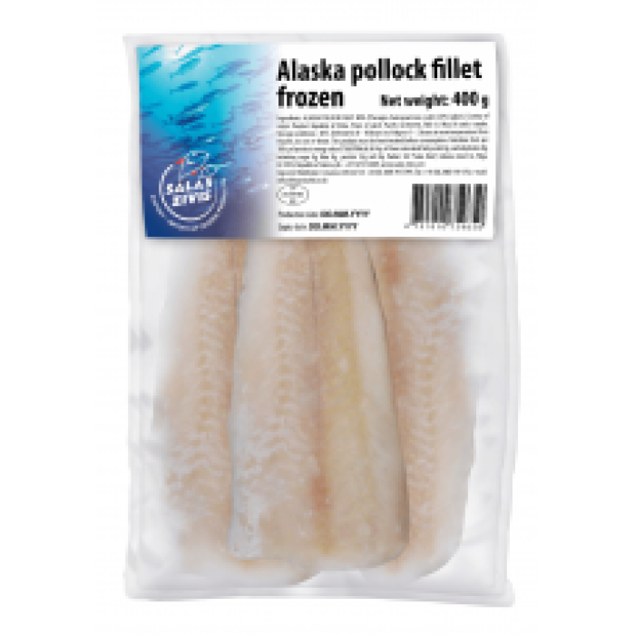 Salas zivis - Alaska Pollock fillets boneless 500g