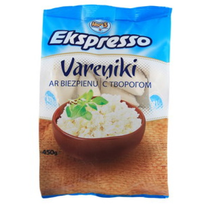 Dumplings with cottage cheese Expresso