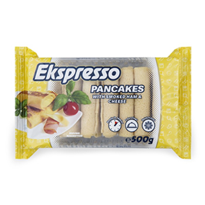 Pancakes With Smoked Pork And Cheese "Ekspresso"50g
