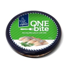 One Bite - Herring Fillet with Dills 210g
