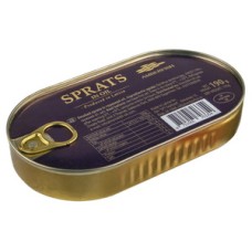 Canned Easy Open Sprats In Oil, Amberfish 190g