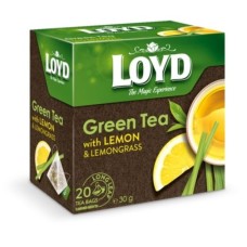 Loyd Green Tea with Lemon & Lemongrass 20 X 1.7g